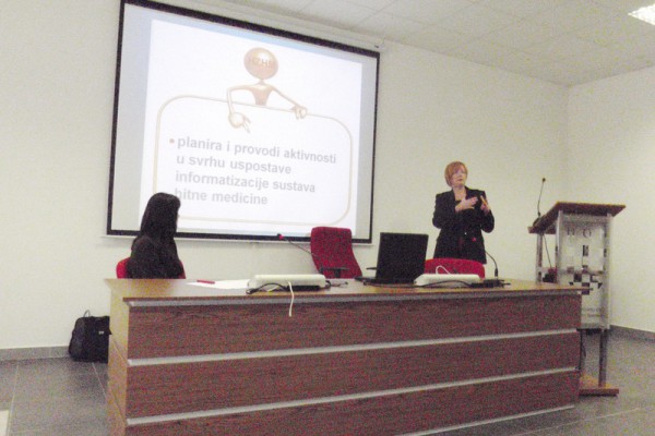 Pregled provedbe projekta reorganizacije hitne medicinske službe i Temeljni hitni medicinski postupci u Slavonskom Brodu