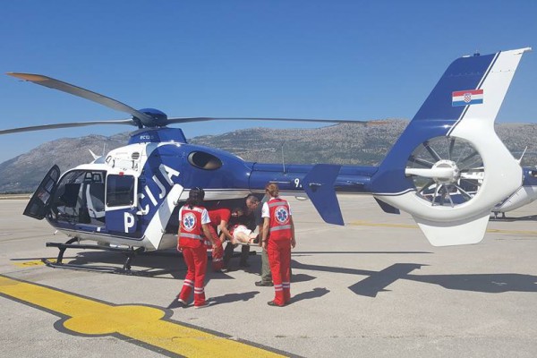 95 intervencija hitne helikopterske medicinske službe u Dubrovniku