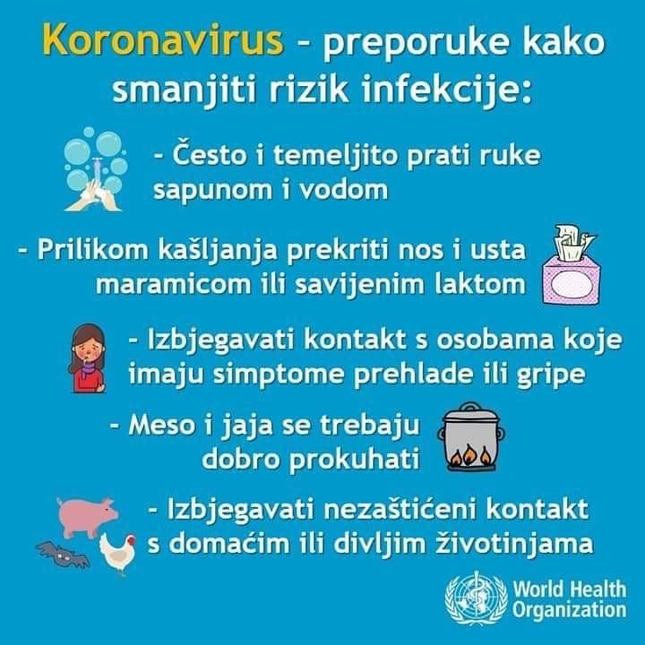 Preporuke Svjetske zdravstvene organizacije