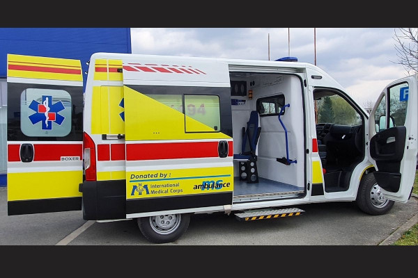 International Medical Corps donirao vozilo Zavodu za hitnu medicinu Sisačko-moslavačke županije