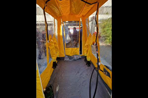 Projekt obnove nakon potresa i jačanja pripravnosti javnog zdravstva: Dekontaminacijski i izolacijski šatori isporučeni bolnicama 