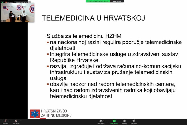 Hrvatski sustav telemedicine predstavljen na tematskoj konferenciji o primjeni telemedicine u njezi traumatoloških pacijenata