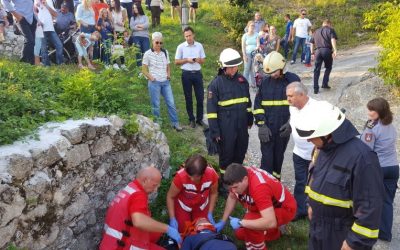 Tim HMS-a Krapinsko-zagorske županije sudjelovao u vježbi JVP-a i DVD-a iz Krapine
