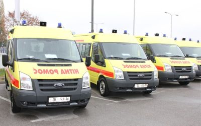 OBNOVLJEN VOZNI PARK I OPREMA ŽUPANIJSKIM ZAVODIMA ZA HITNU MEDICINU