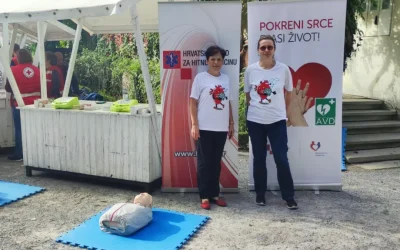 Dani zdravlja: HZHM upoznao građane s postupkom oživljavanja uz primjenu AVD uređaja
