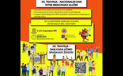 NAJAVA: OBILJEŽAVANJE NACIONALNOG DANA HITNE MEDICINSKE SLUŽBE
