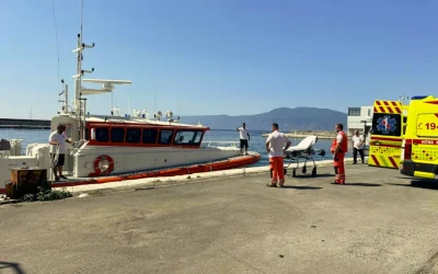 PRIOPĆENJE ZA MEDIJE: TRUDNICA SIGURNO PREVEZENA S RABA U RIJEKU NOVOM BRZOM BRODICOM HMS-A