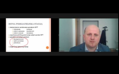Održano predavanje Hitna psihijatrijska stanja i nove psihoaktivne tvari