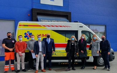 International Medical Corps donirao vozilo Zavodu za hitnu medicinu Sisačko-moslavačke županije