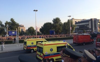 Hitna medicinska služba na proslavi Oluje u Zagrebu