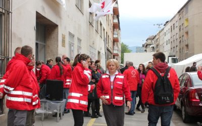 PREDSTAVNICE HZHM-A NA DANU OTVORENIH VRATA HRVATSKOG CRVENOG KRIŽA
