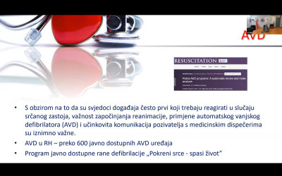 SVJETSKI DAN SRCA: ODRŽANO PREDAVANJE O ČIMBENICIMA KOJI UTJEČU NA ISHOD IZVANBOLNIČKOG SRČANOG ZASTOJA