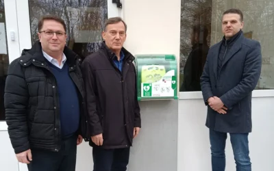 “Pokreni srce – Spasi život”; AVD uređaj postavljen na zgradu zdravstvene i veterinarske škole Dr. Andrije Štampara  u Vinkovcima
