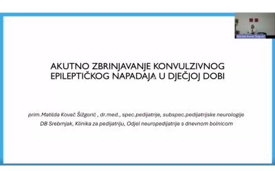 Edukacija na daljinu: Akutno zbrinjavanje konvulzivnog epileptičkog napadaja u dječjoj dobi