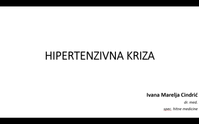 Edukacija na daljinu: Hipertenzivna kriza