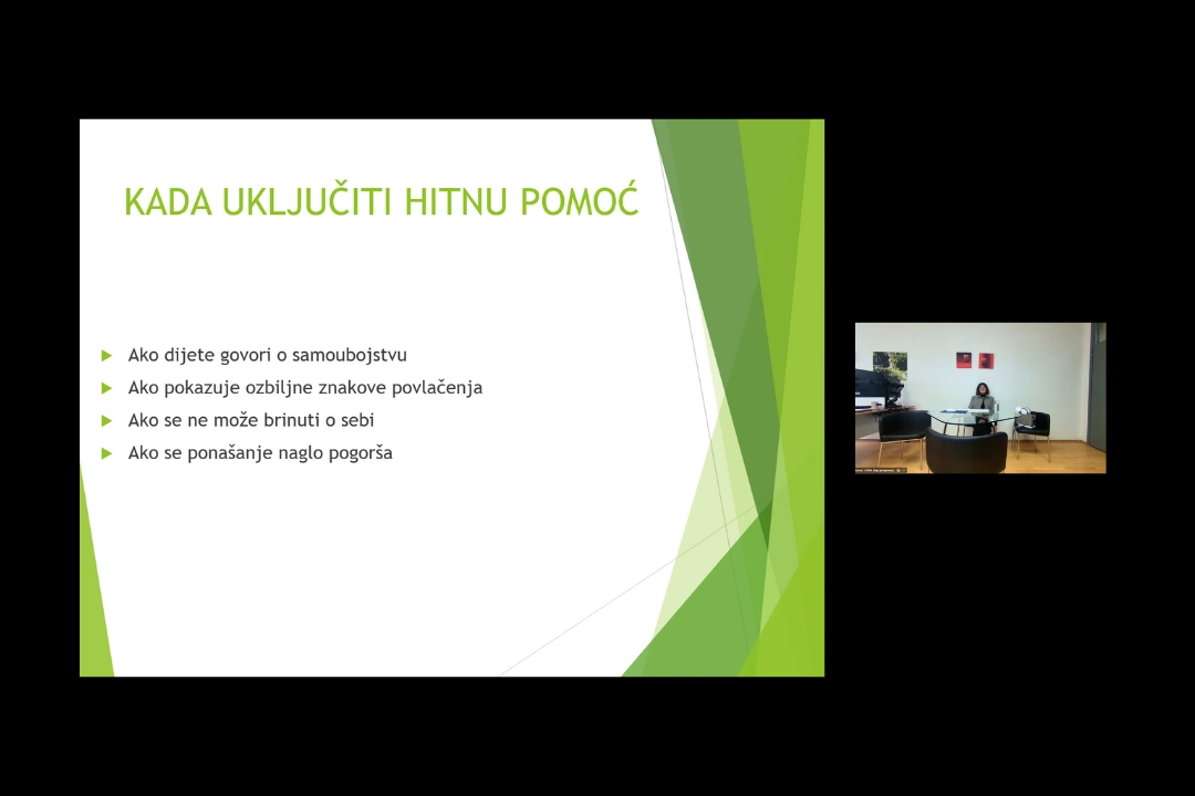 Edukacija na daljinu: Depresija kod djece i mladih