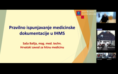 Održano predavanje „Pravilno ispunjavanje medicinske dokumentacije u izvanbolničkoj hitnoj medicinskoj službi“